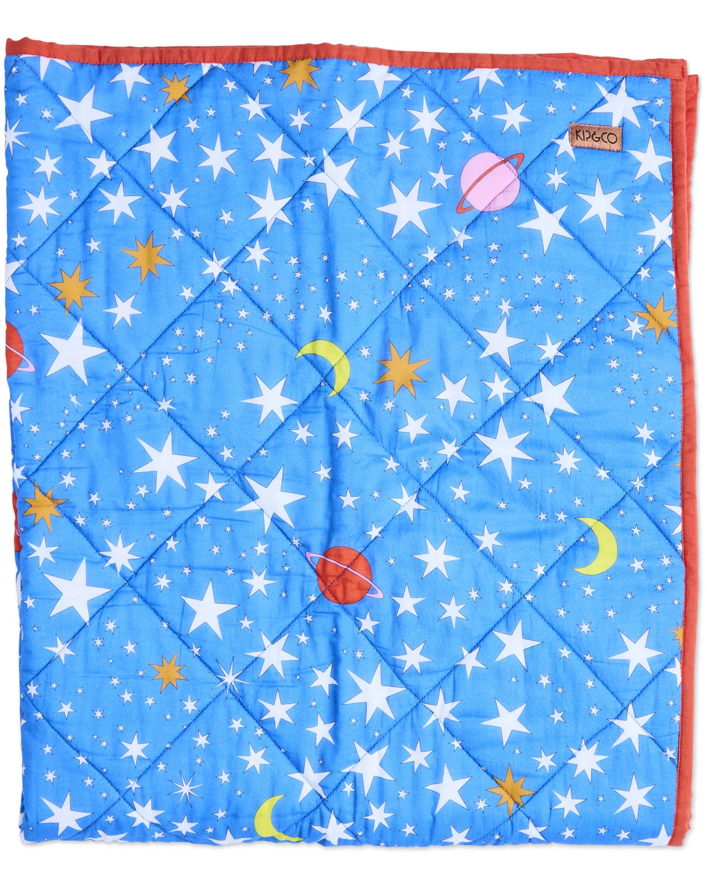 Stars and Moon Bedspread