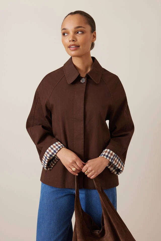 Pia Coat Chocolate