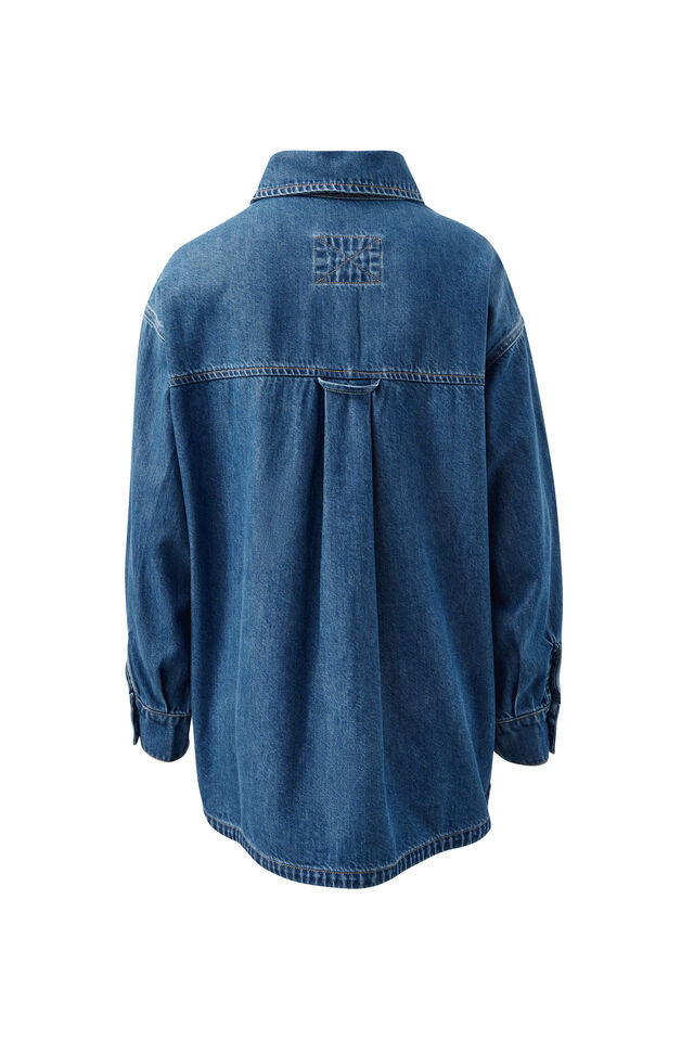 Gwynn Shirt Fresh Indigo