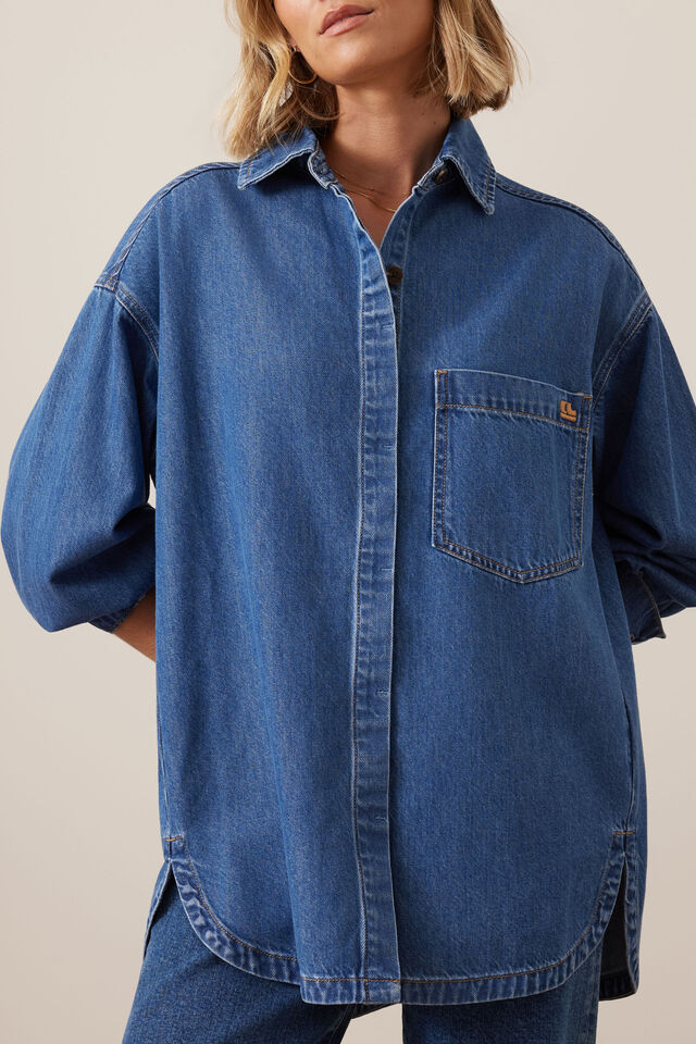 Gwynn Shirt Fresh Indigo