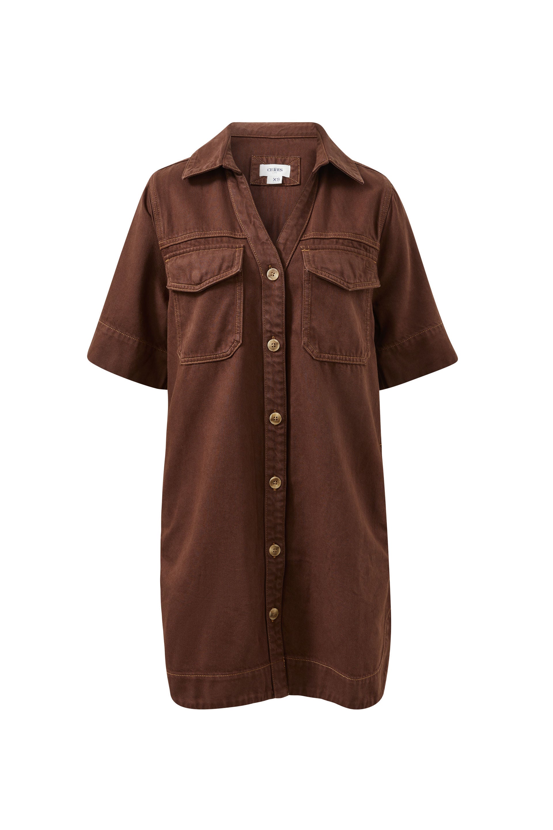 Bonnie Relaxed Shirt Dress