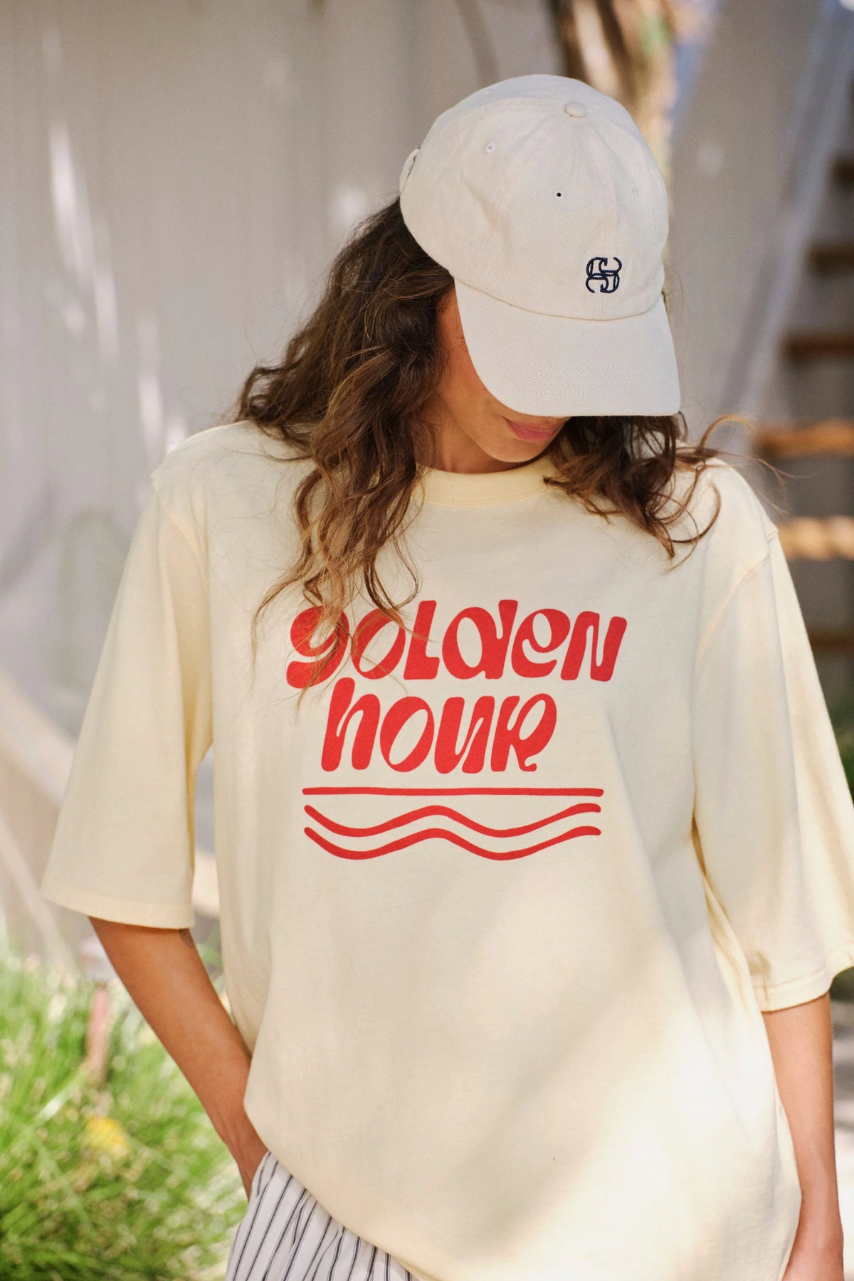 Luna Oversized Tee Golden Hour