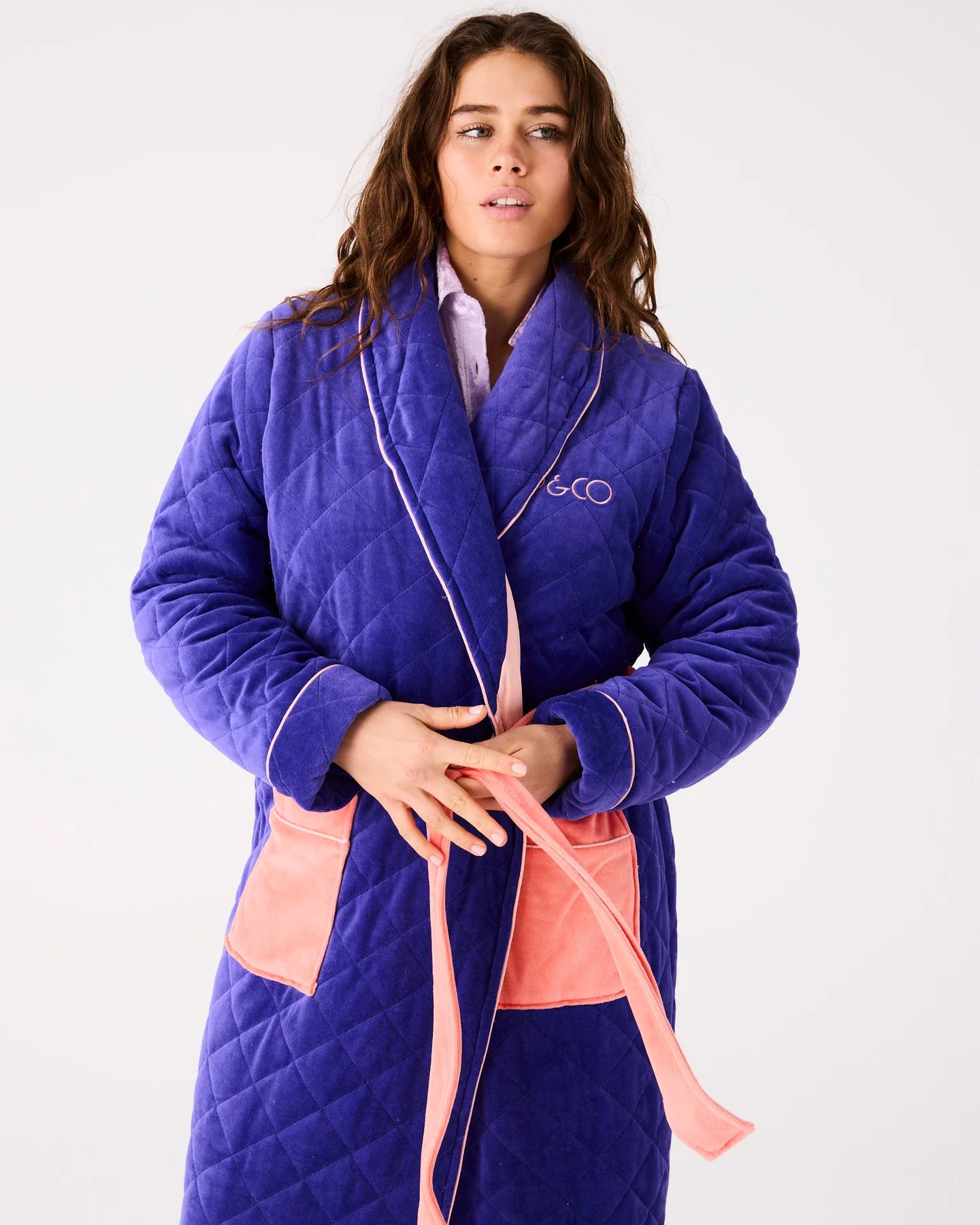 Mulberry Pie Velvet Robe