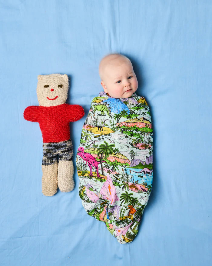 Jurassic Bamboo Swaddle
