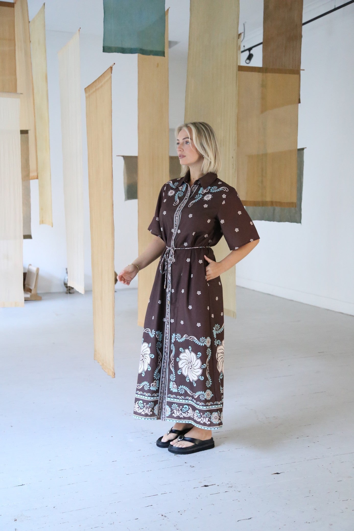 Elenor Dress Chocolate