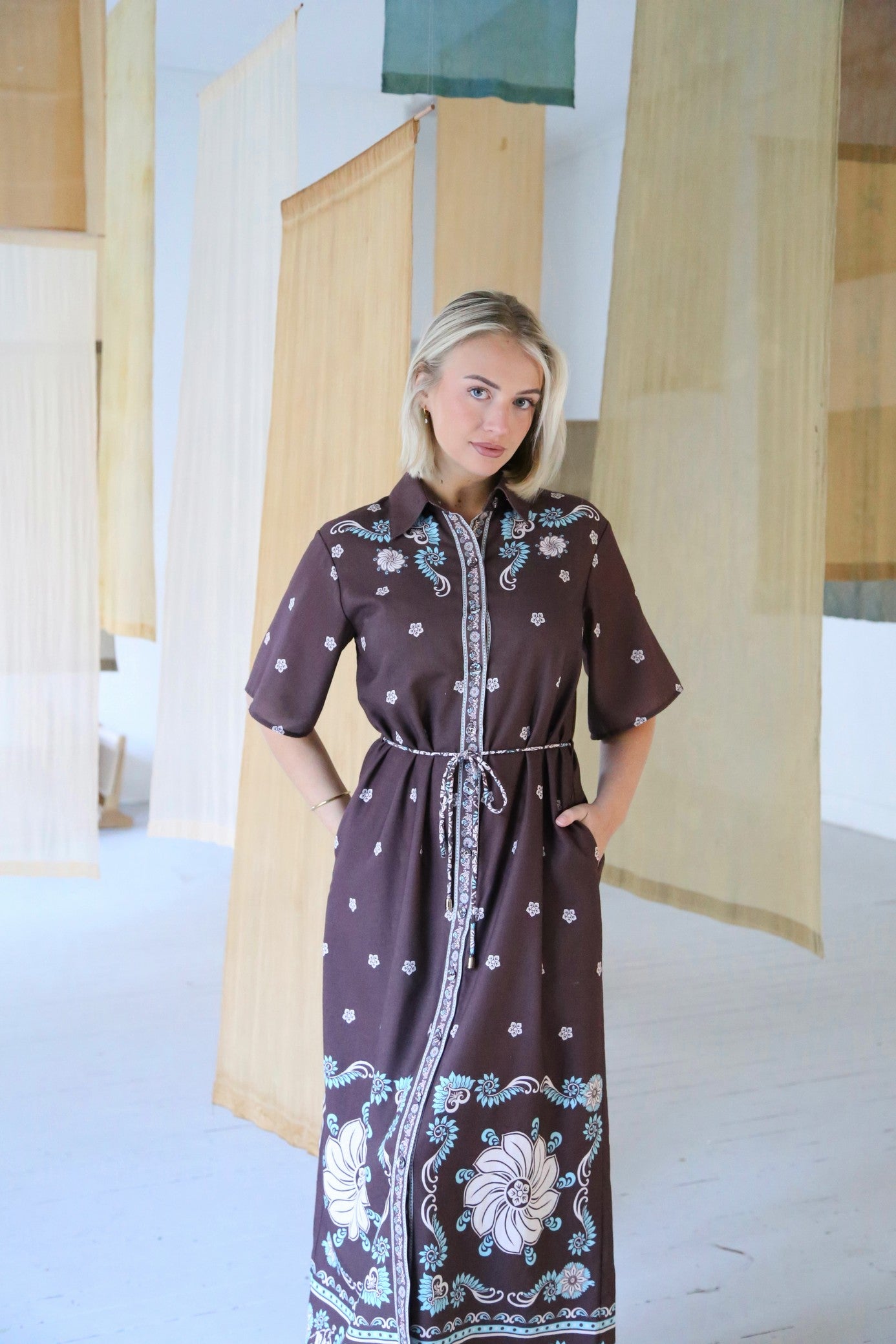 Elenor Dress Chocolate