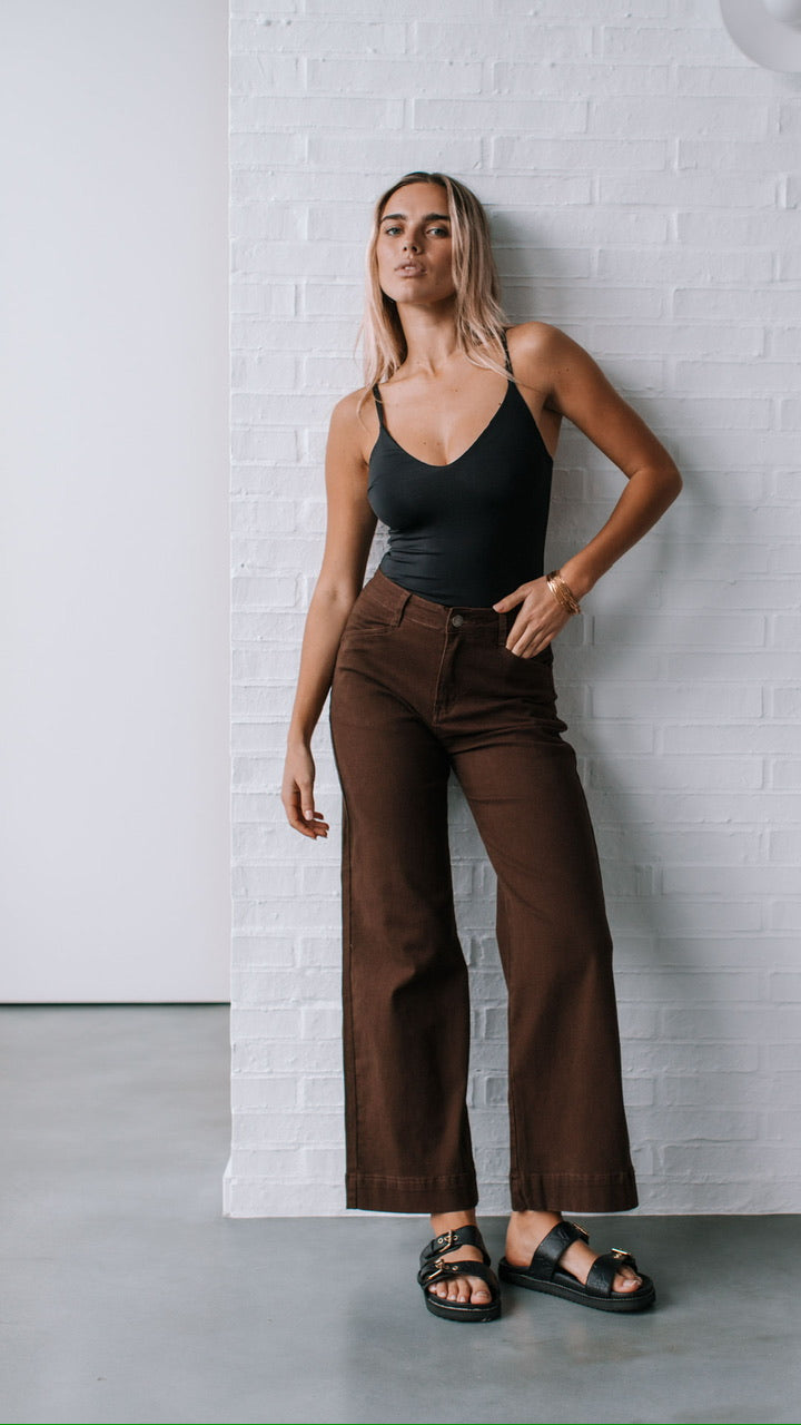CD Choc Straight Leg Jean