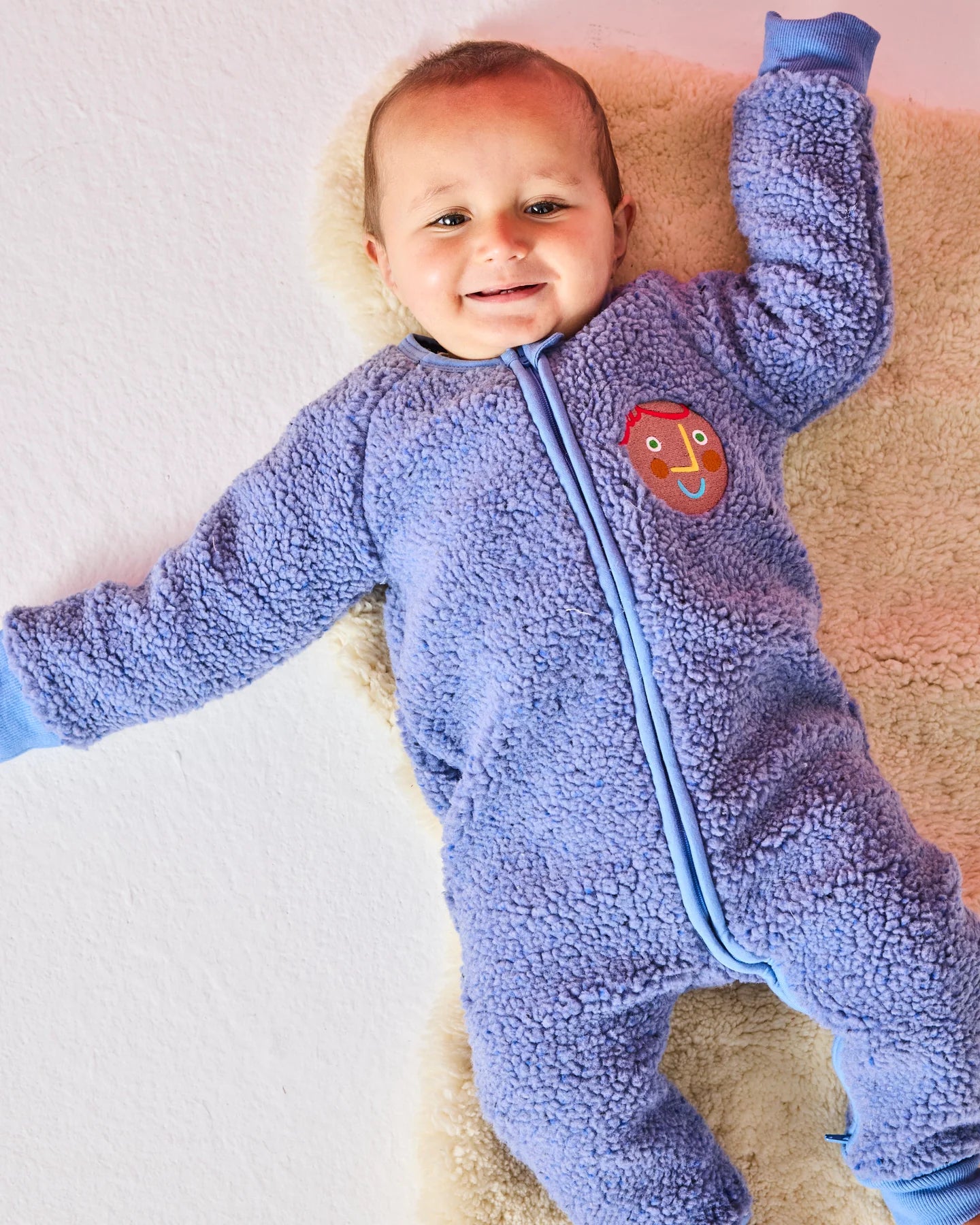 Sherpa Long Sleeve Romper 6-12 months
