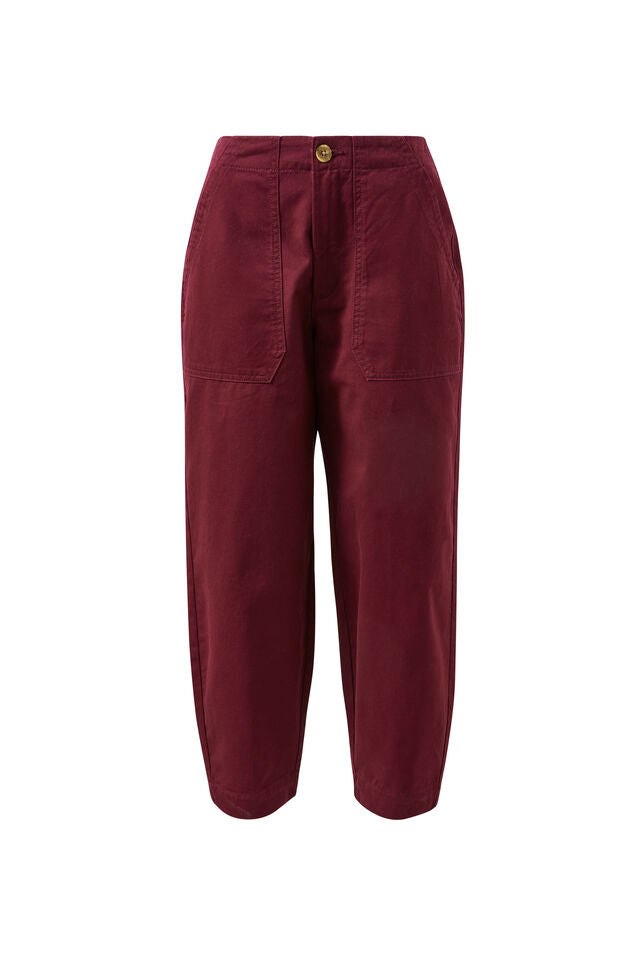 Weekender Pants Burgandy
