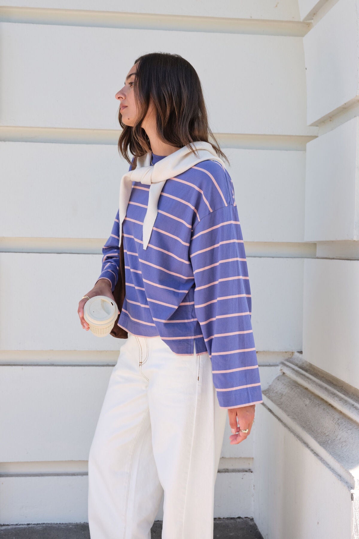 Beau Long Sleeve Slouchy Tee