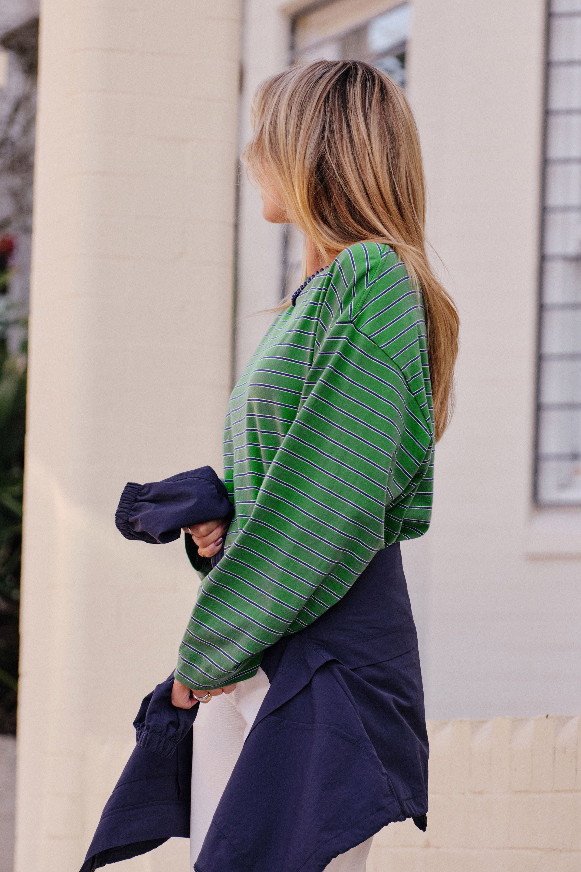 Beau Long Sleeve Slouchy Tee