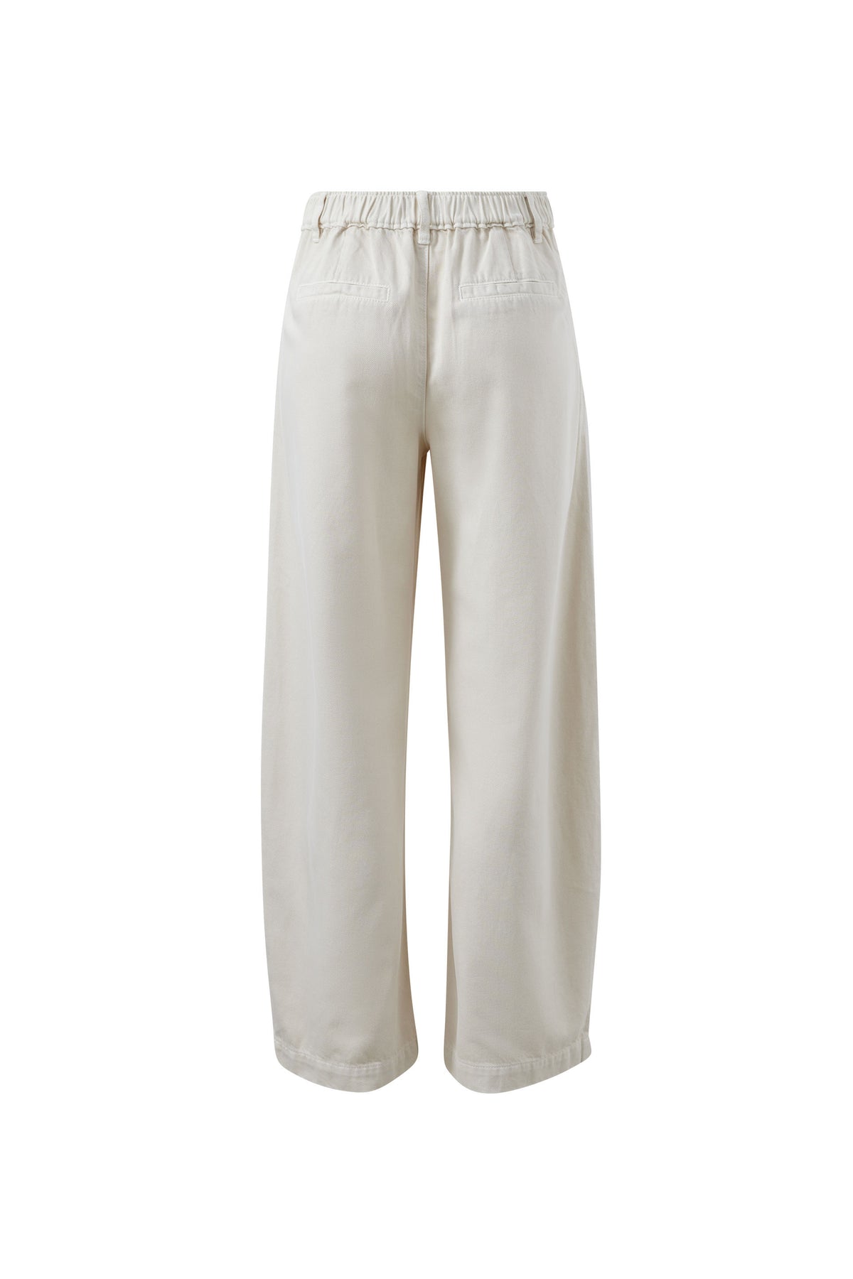 Gemma Pleat Pant Eggshell