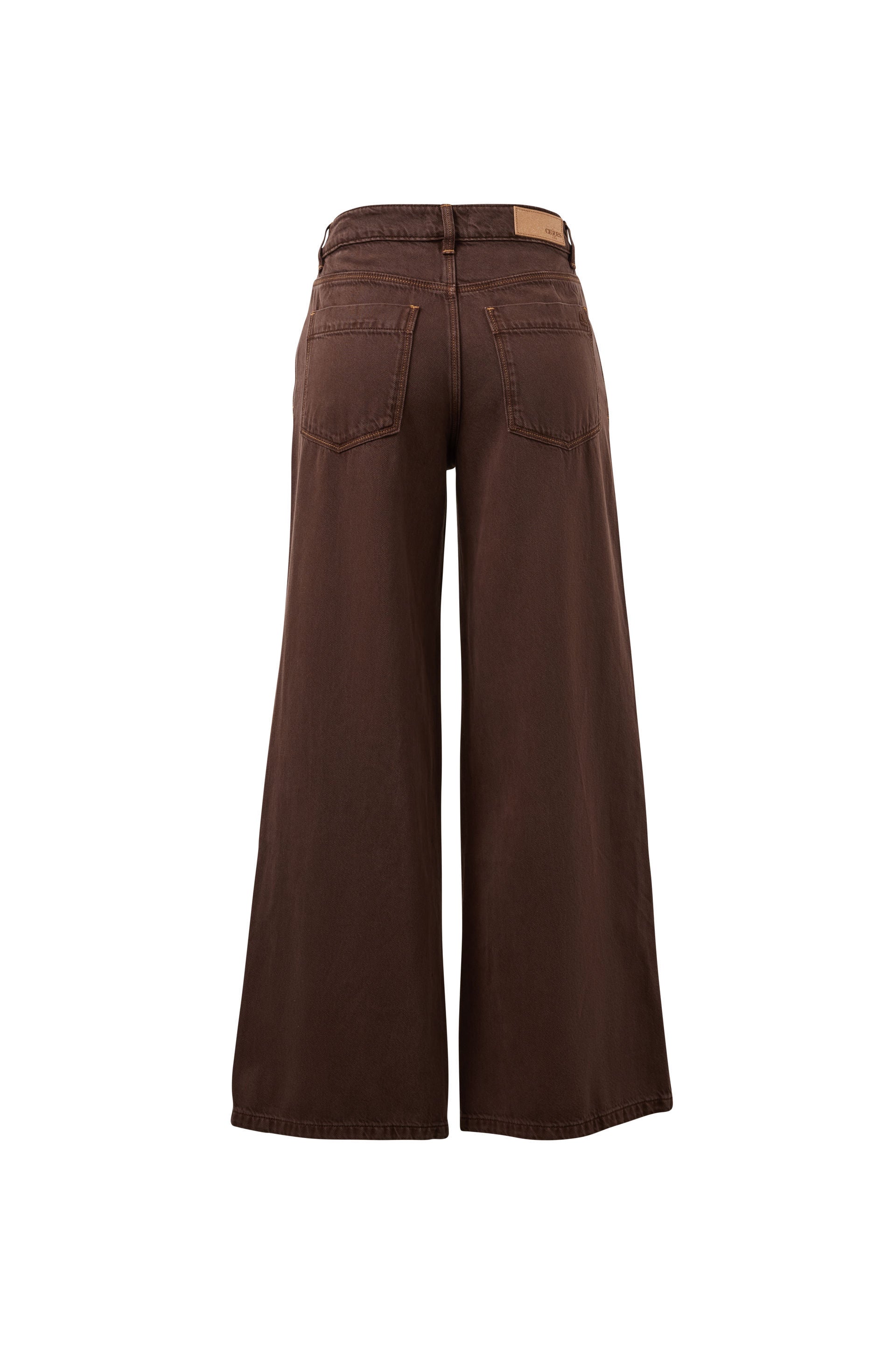 Willow Soft Wide Leg Jean Chocolate