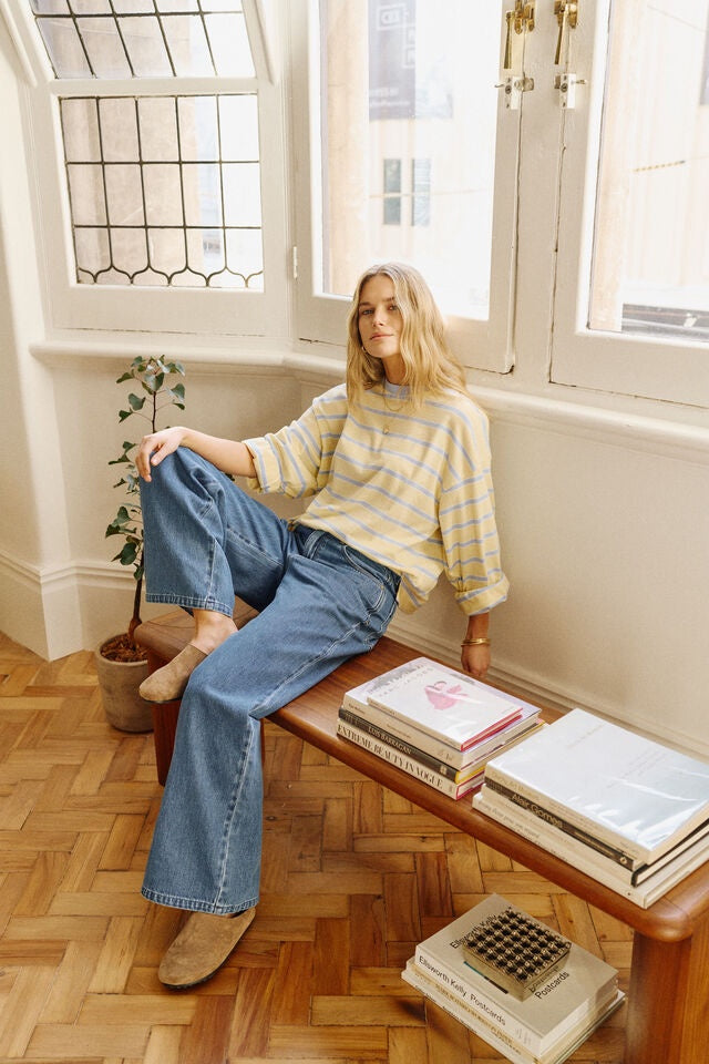 Willow Wide Leg Jean Fresh Indigo
