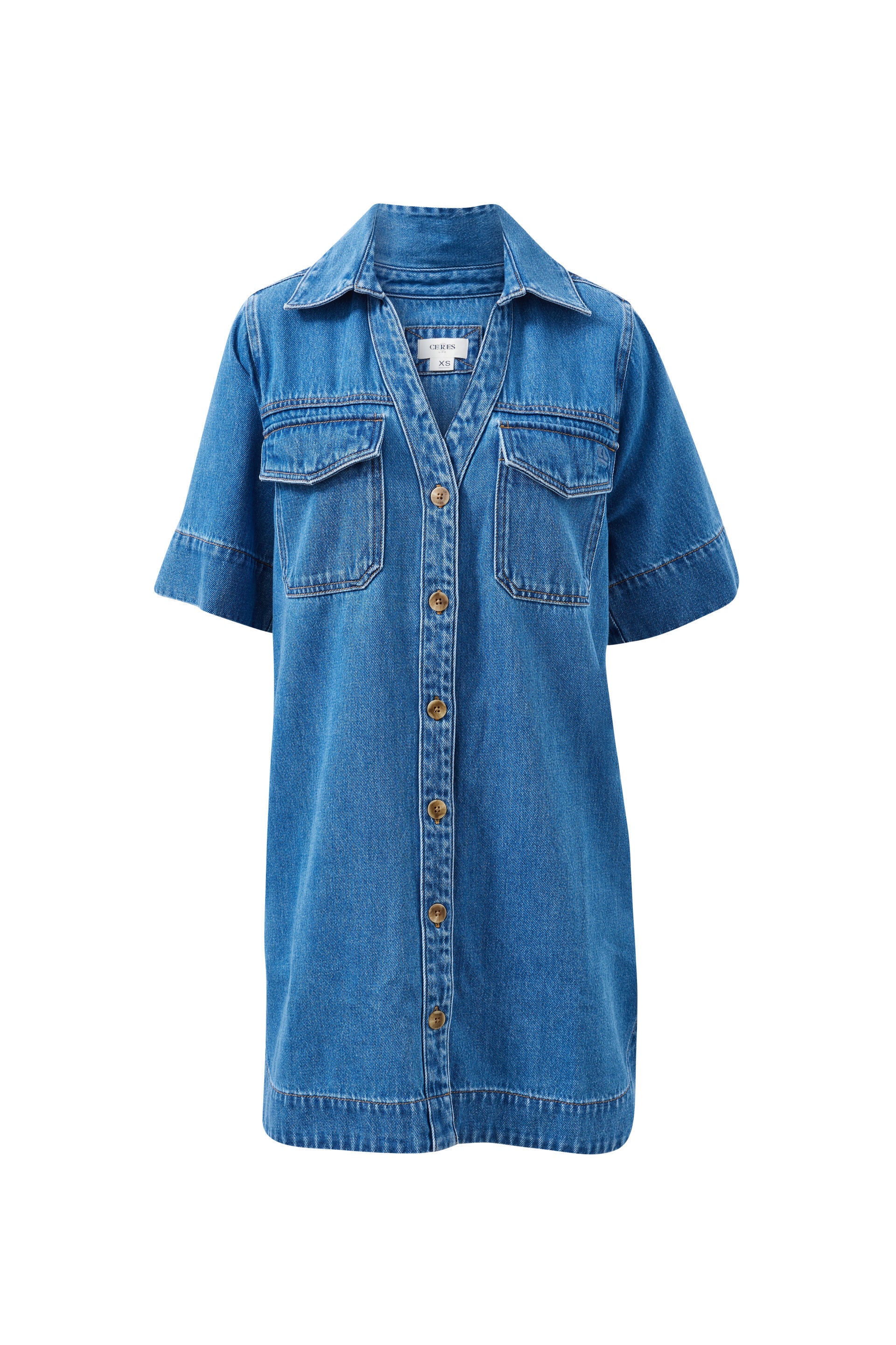 Bonnie Relaxed Shirt Dress
