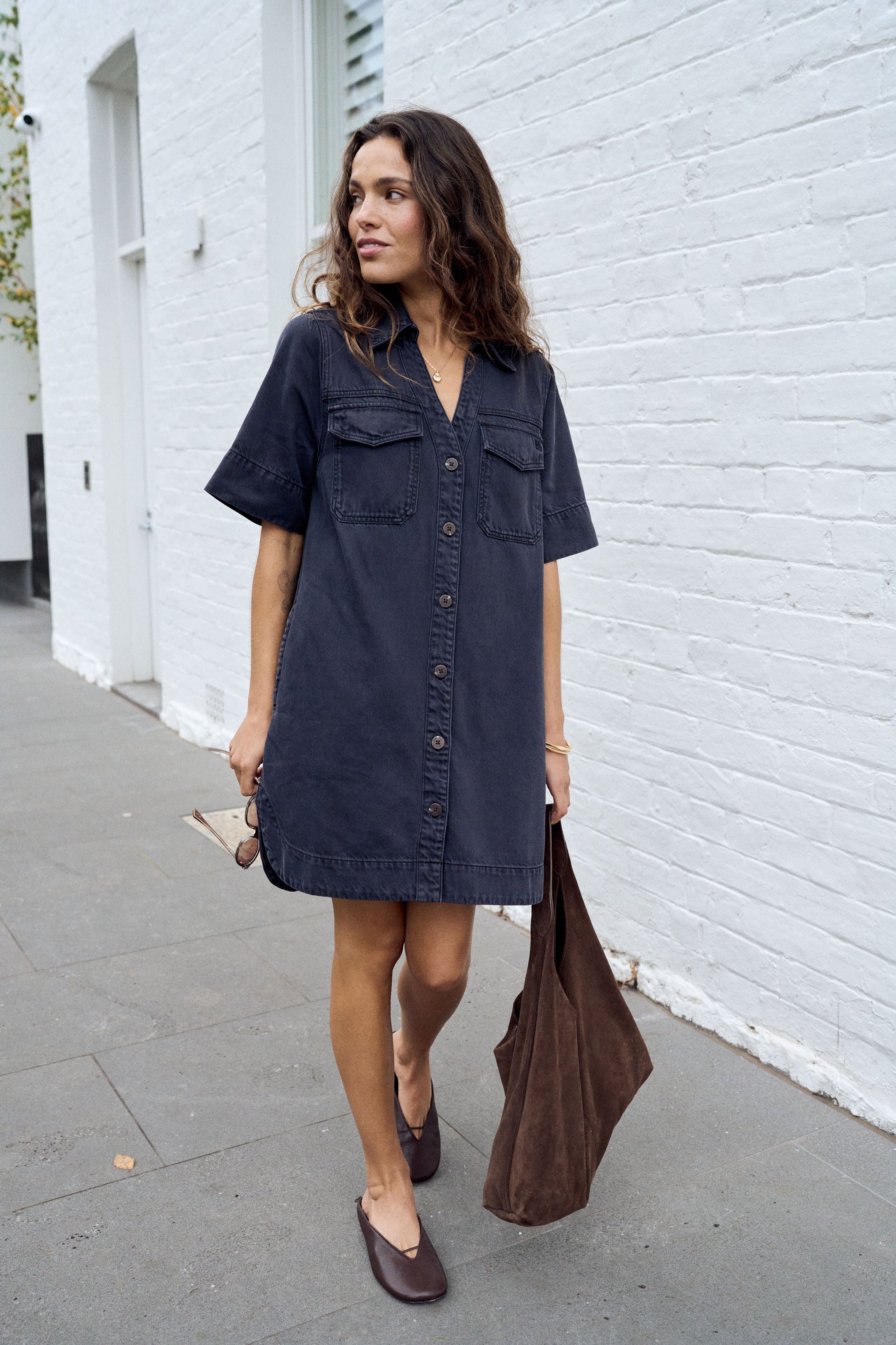 Bonnie Relaxed Shirt Dress