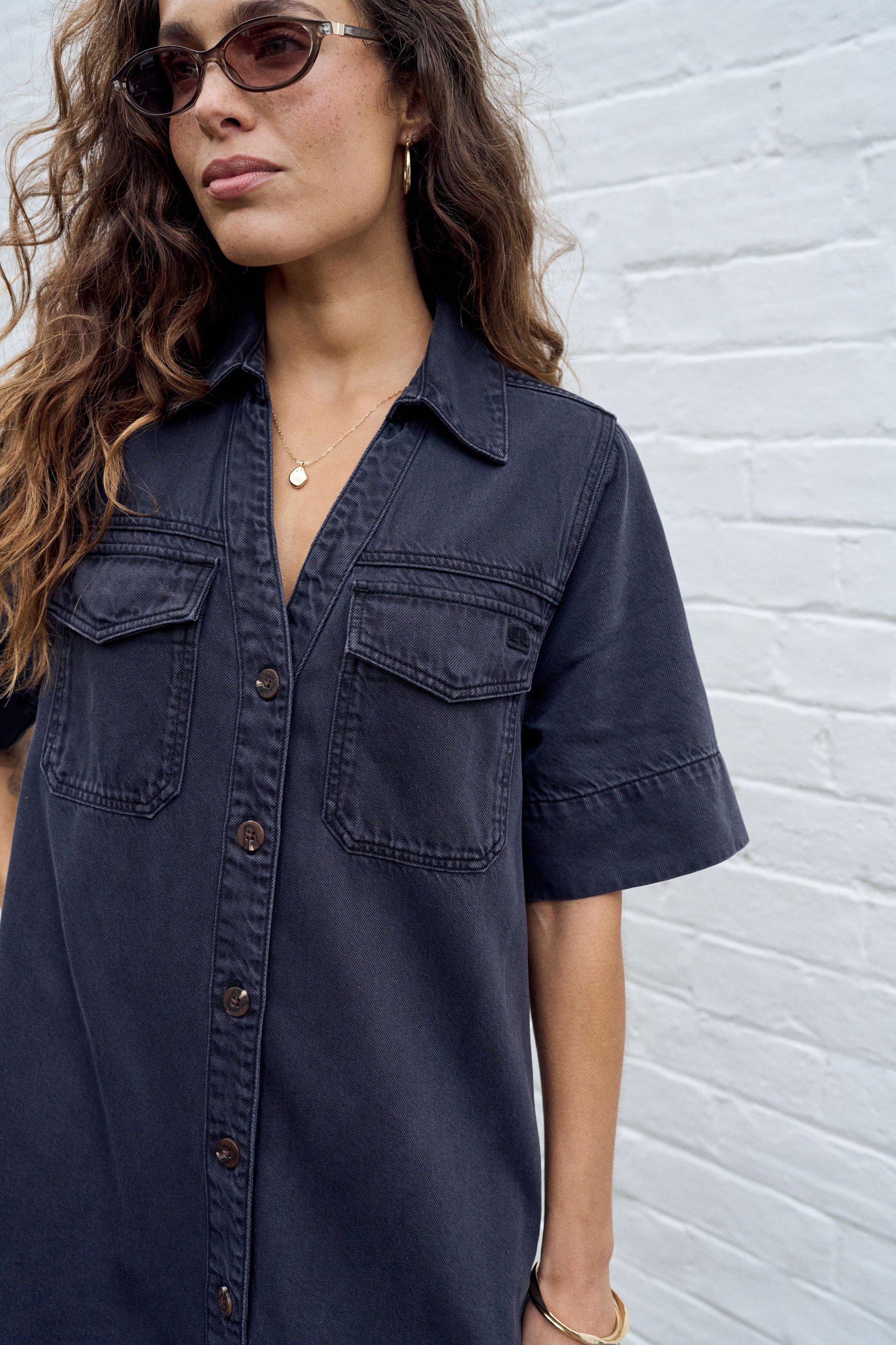 Bonnie Relaxed Shirt Dress