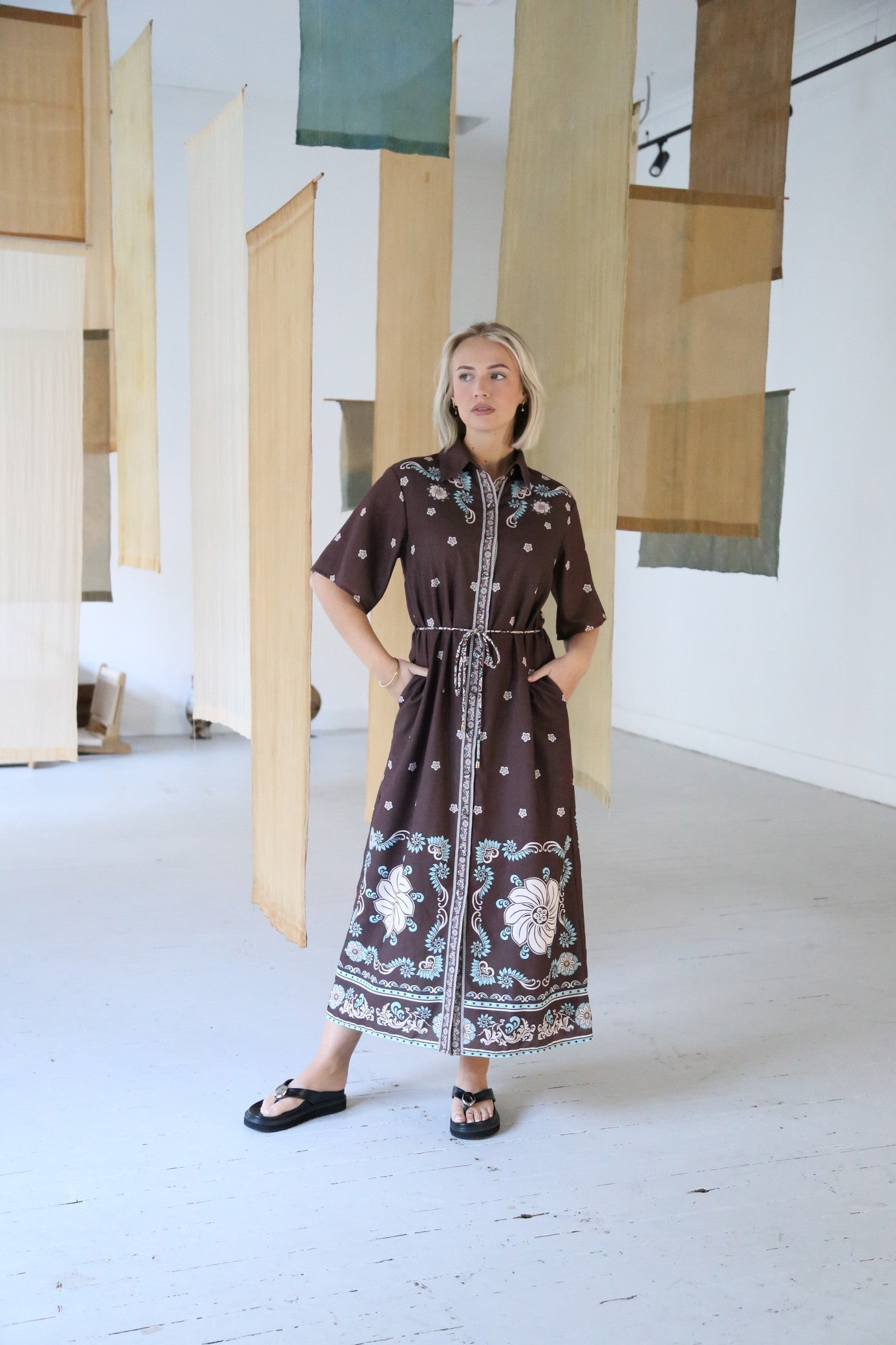 Elenor Dress Chocolate