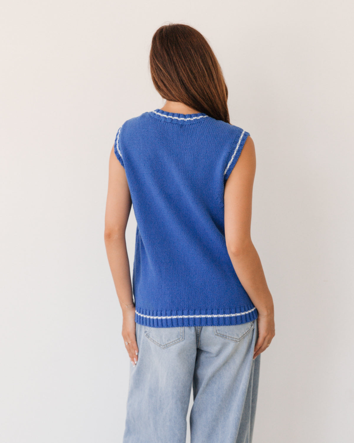 Embroidered Knit Top
