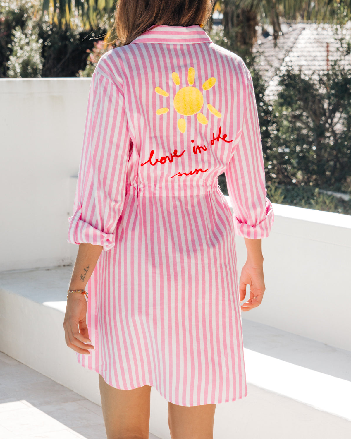 Clarice Sunshine Shirt Dress