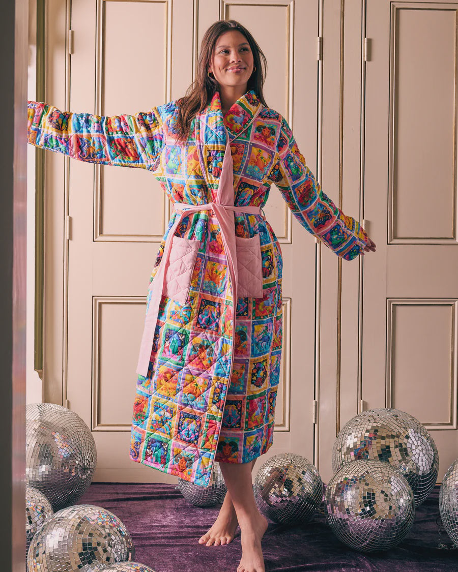 Zodiac Quilted Robe