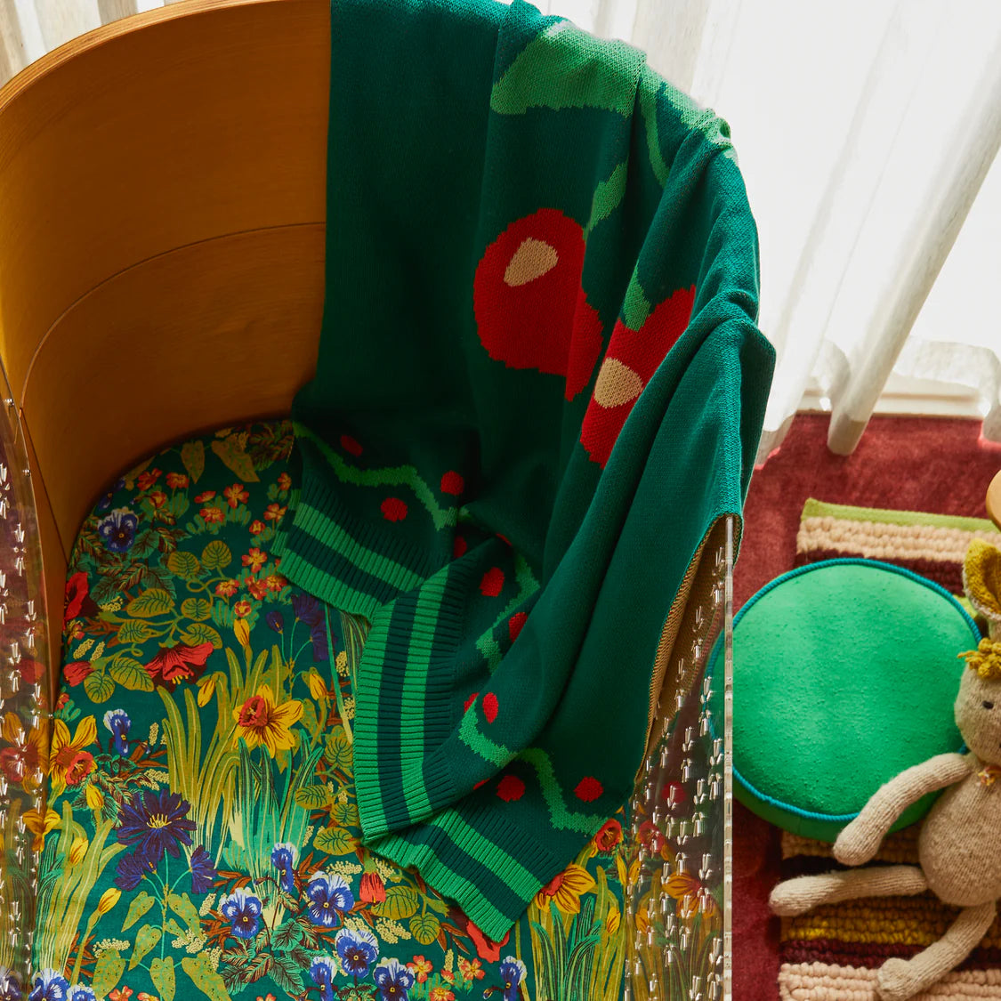 Tea Baby Cot Blanket