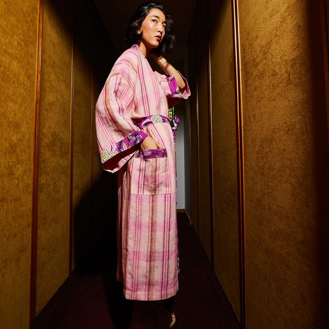 Nicolette Linen Robe