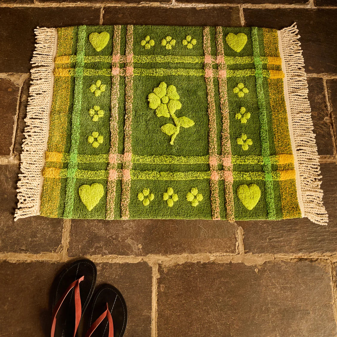 Josephine Bath mat Hunter Green