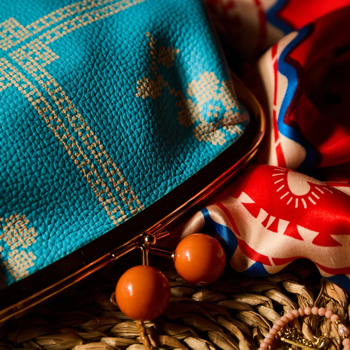 Bonny Large Purse Turquroise